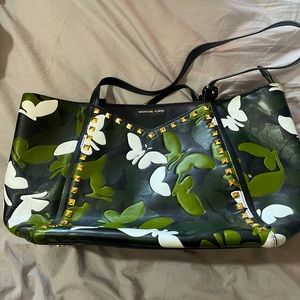 Michael Kors Green Butterfly Purse